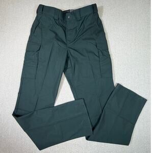 NWT 5.11 Tactical Men 36 Green TacLite Pro Ripstop Cargo Pants Unhemmed B Class